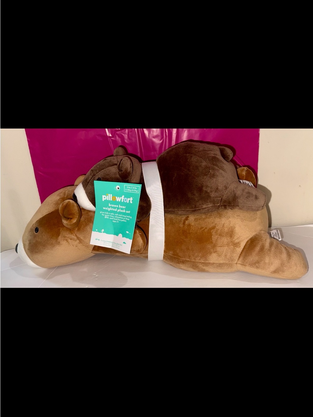 Pillowfort mommy baby weighted plushies